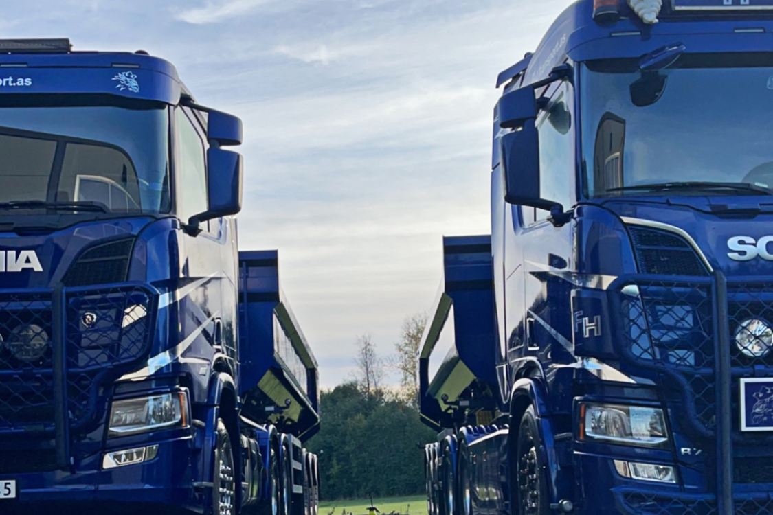 <p>Transport av fyllmasse</p>